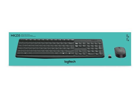 920-007931 - LOGI MK235 Wireless Keyboard and Mouse Combo - GREY - (GREY KEYS GREY BTM)